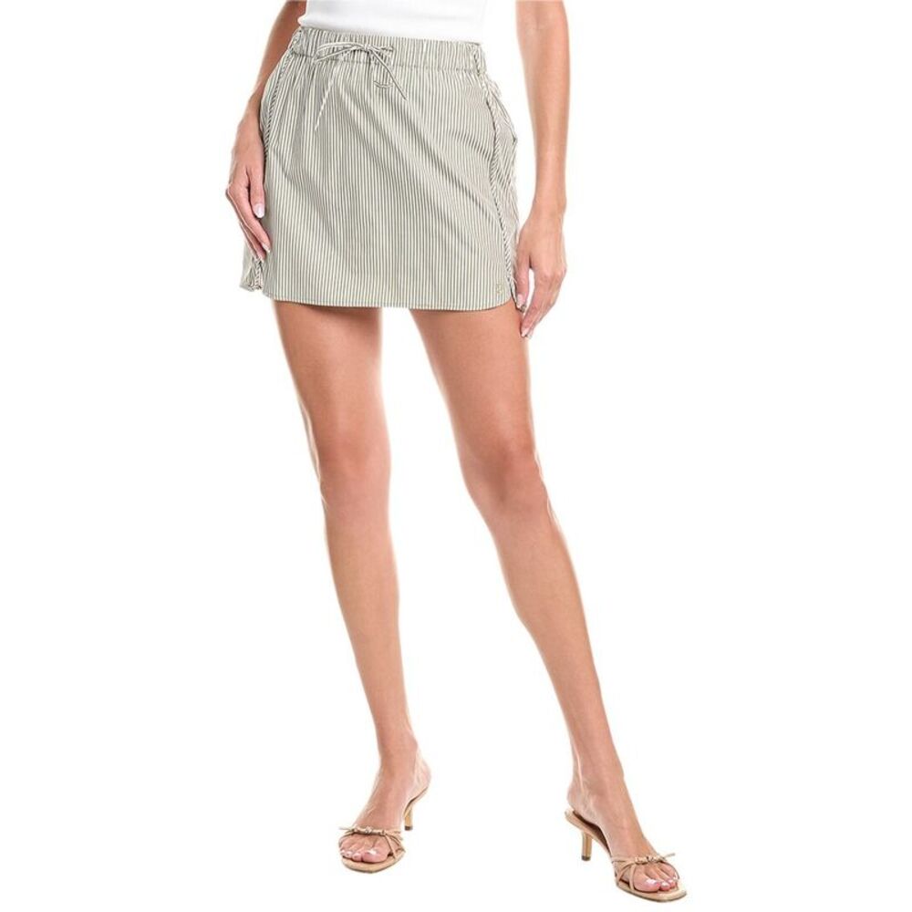 Simkhai Womens  Shiori Elasticated Mini Skirt, Green
